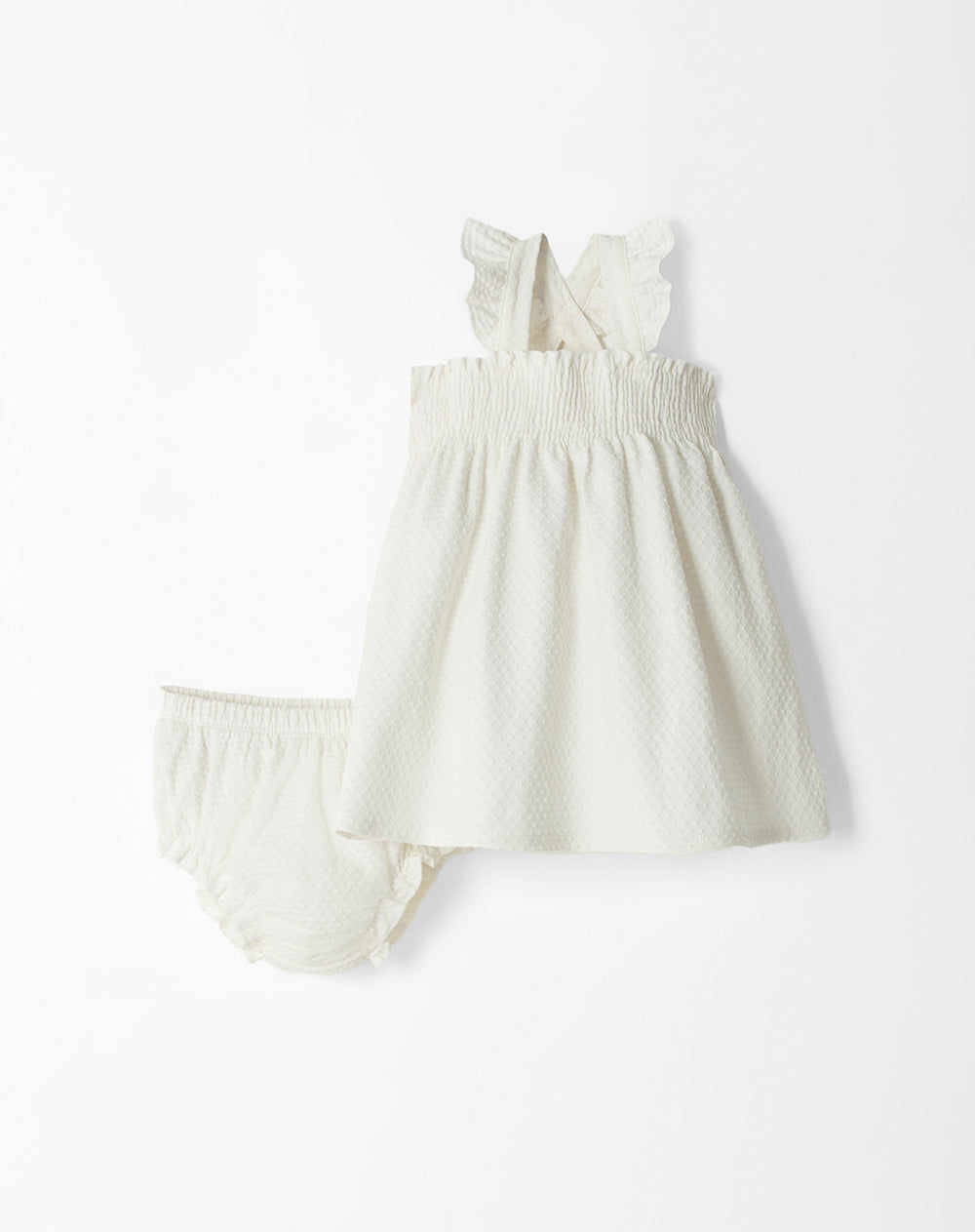 Vestido medio blanco
