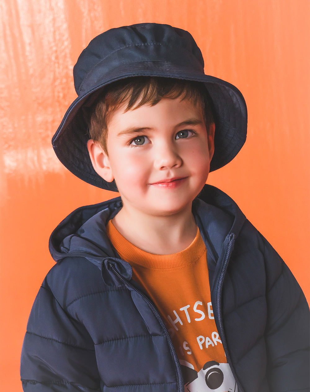 Gorro tipo pescador azul unisex