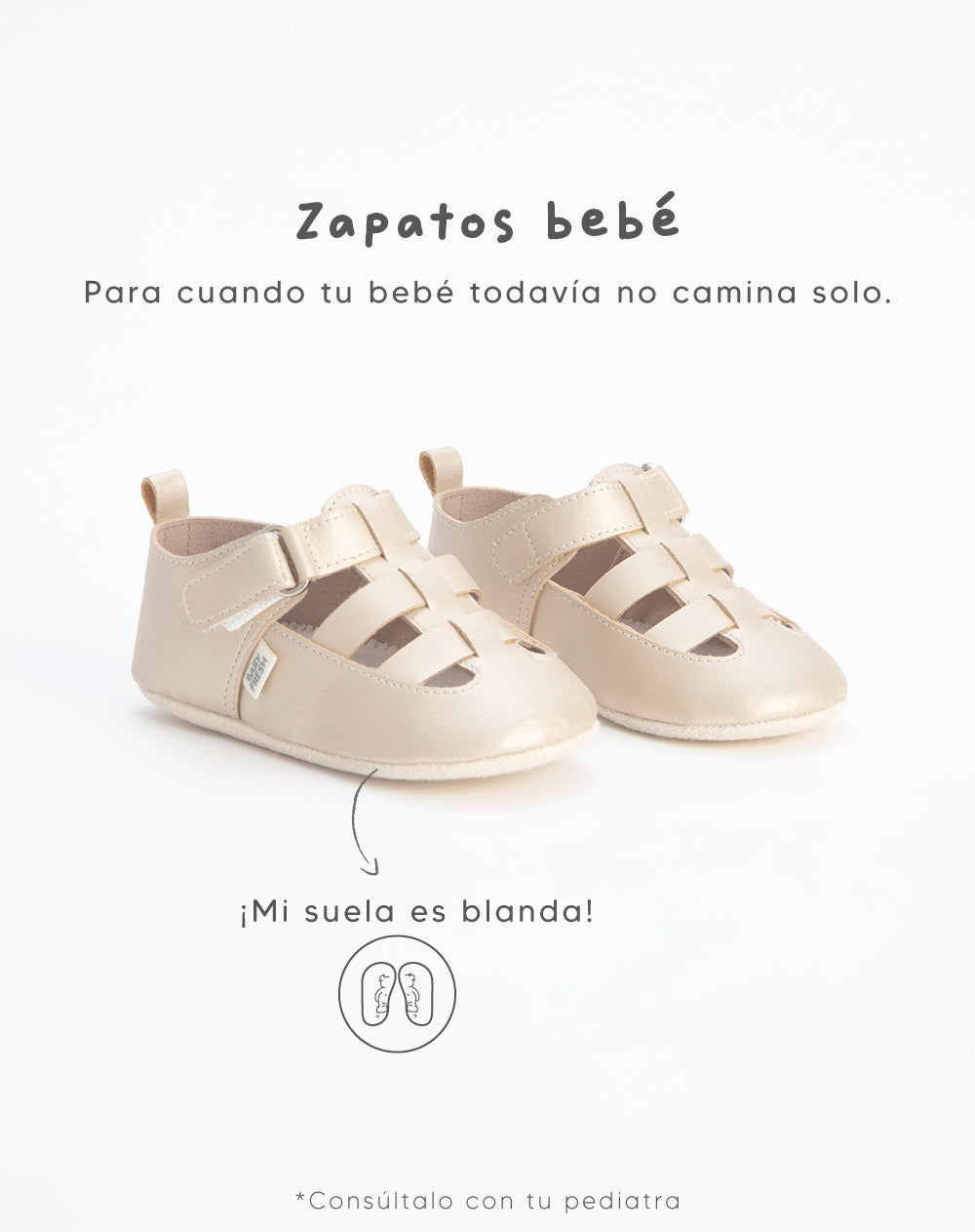 Sandalias dorado
