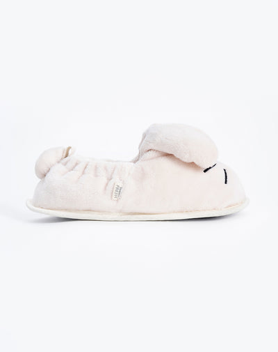 Pantuflas conejo crudo unisex