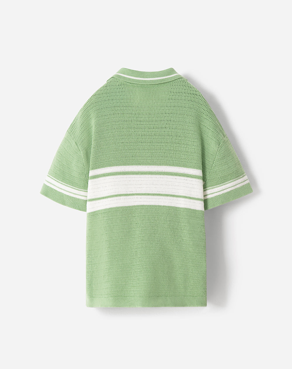 Polo regular verde niño