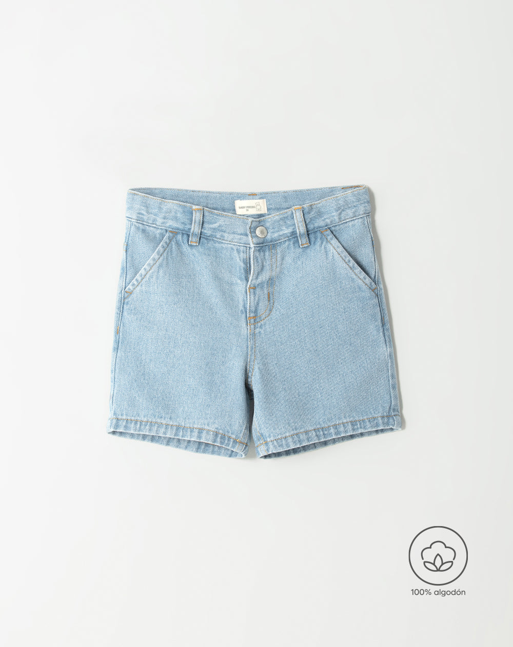Bermuda regular fit índigo medio