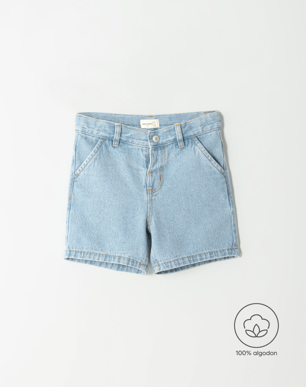 Bermuda regular fit índigo medio