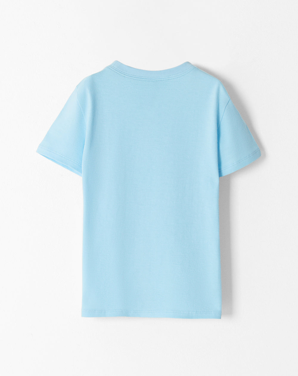 Camiseta regular fit manga corta azul