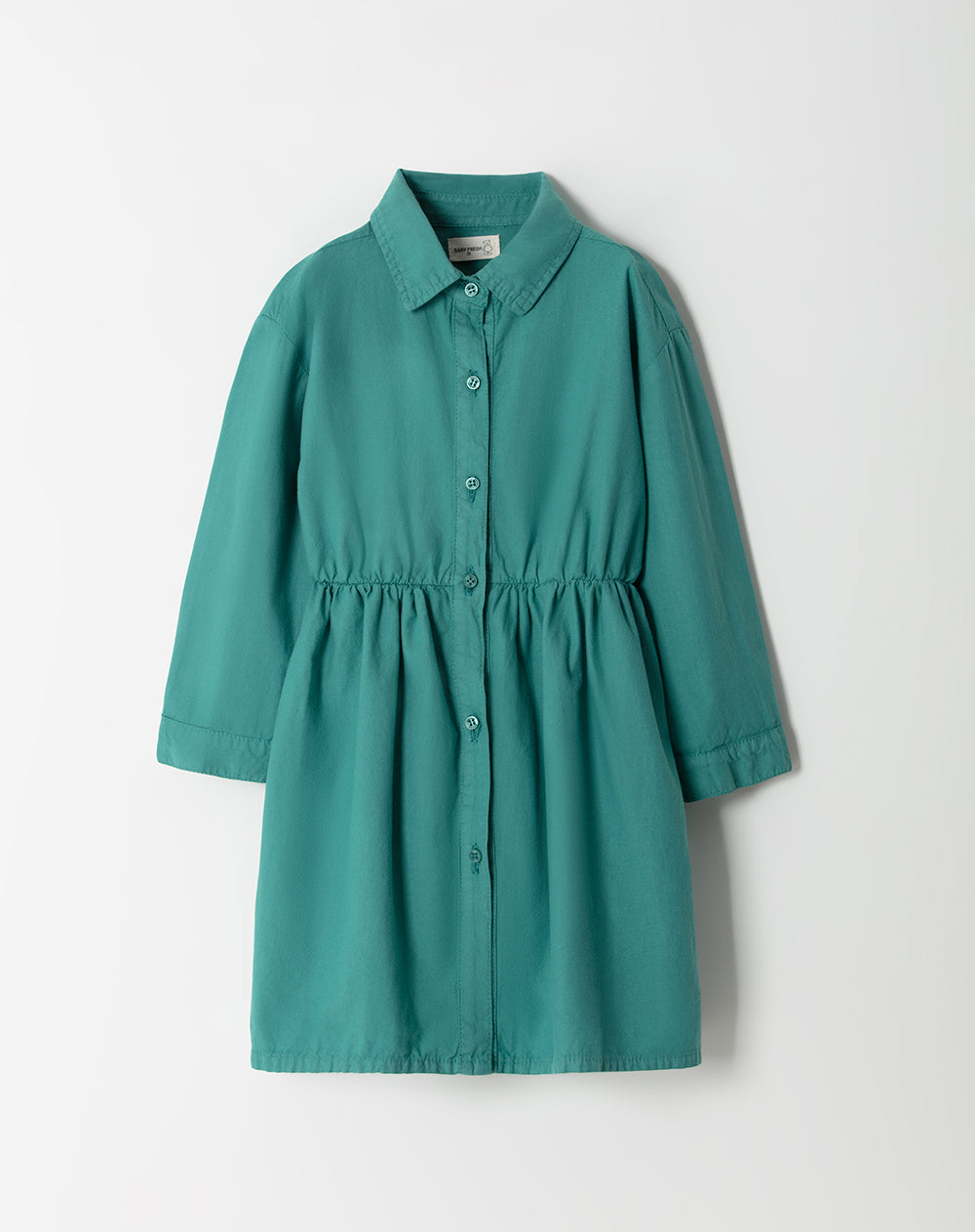 Vestido medio verde