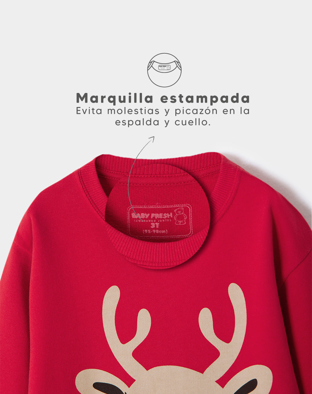 Buzo regular fit rojo
