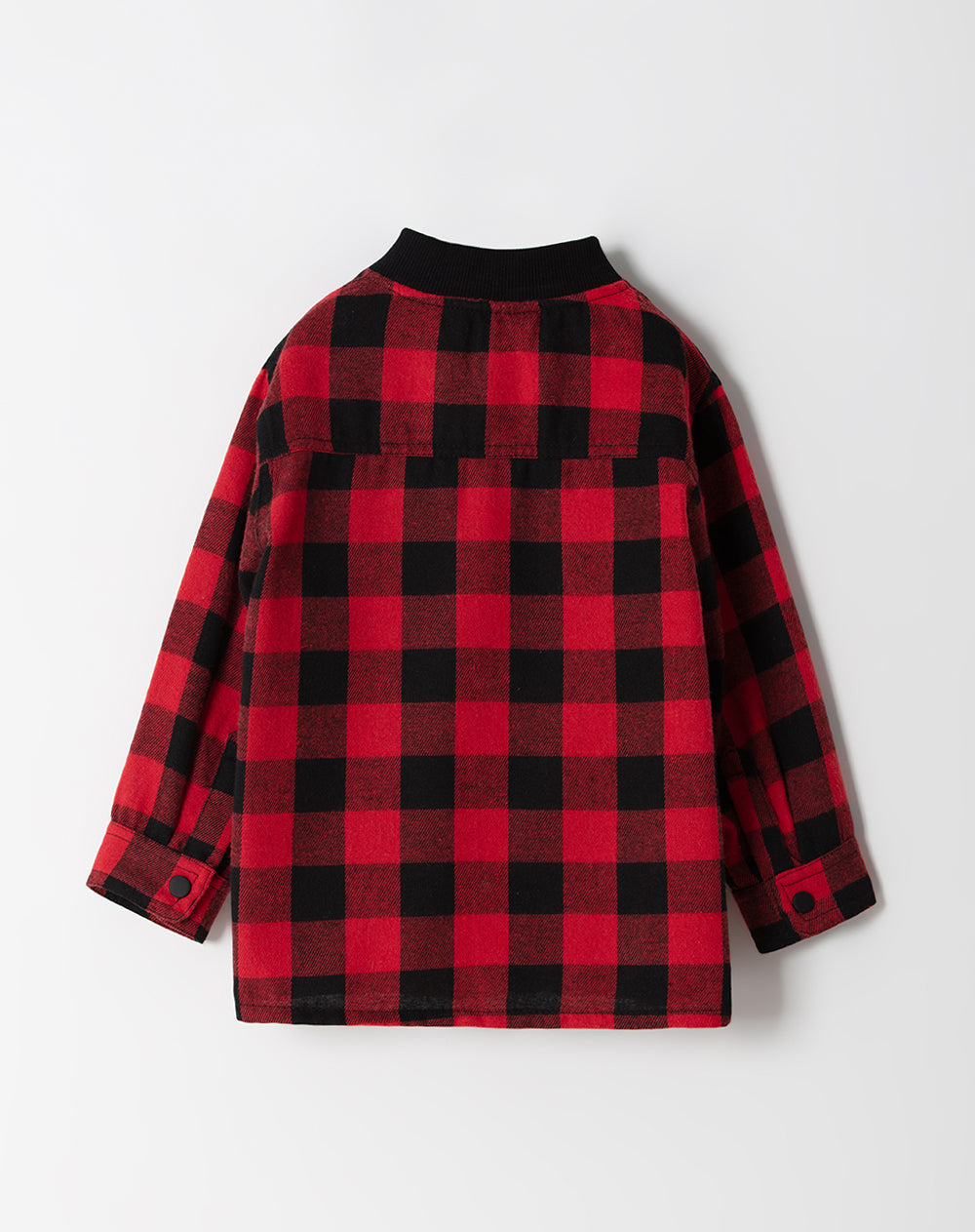 Camisa fit manga larga cuadros