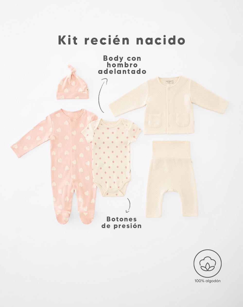 Set body + pijama + buzo + jogger + gorro