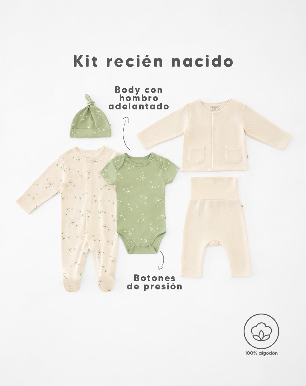 Set body + pijama + buzo + jogger + gorro