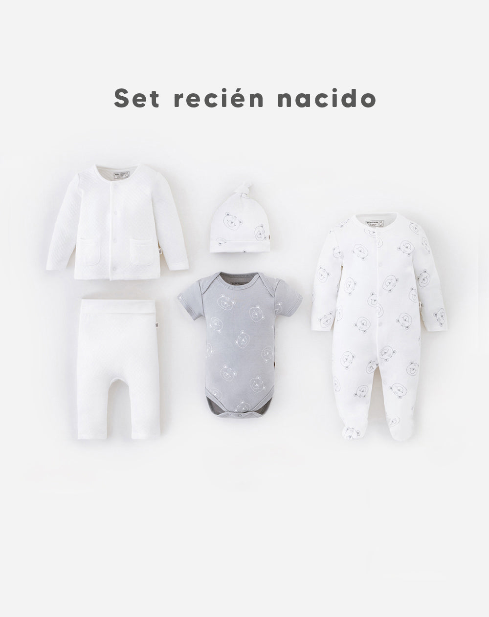 Set recién nacido unisex surtido