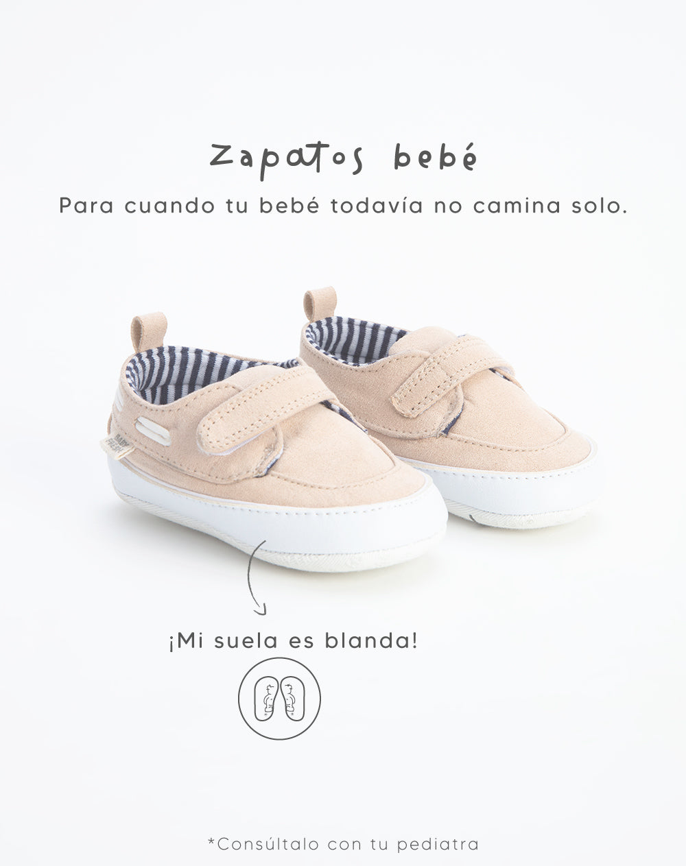 Zapatos loafer taupe