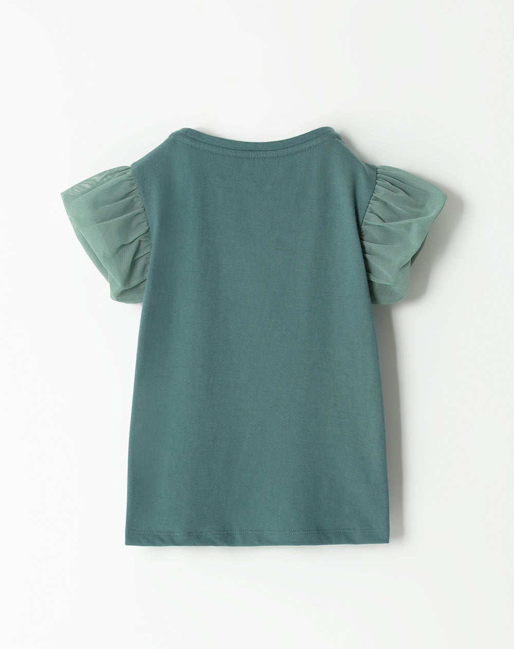 Camiseta regular fit manga corta verde