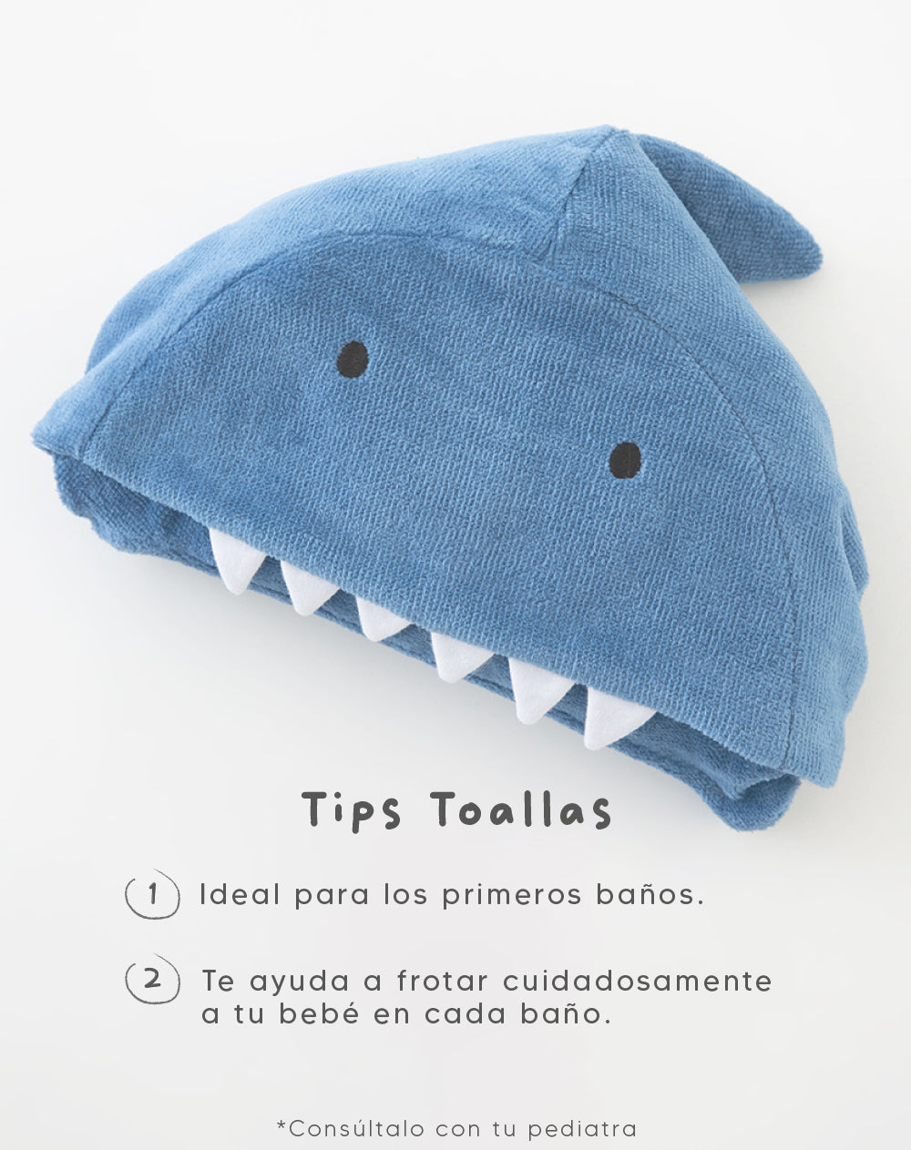 Toalla azul