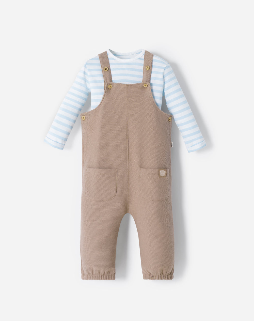 Conjunto overol + camibuso bebé niño