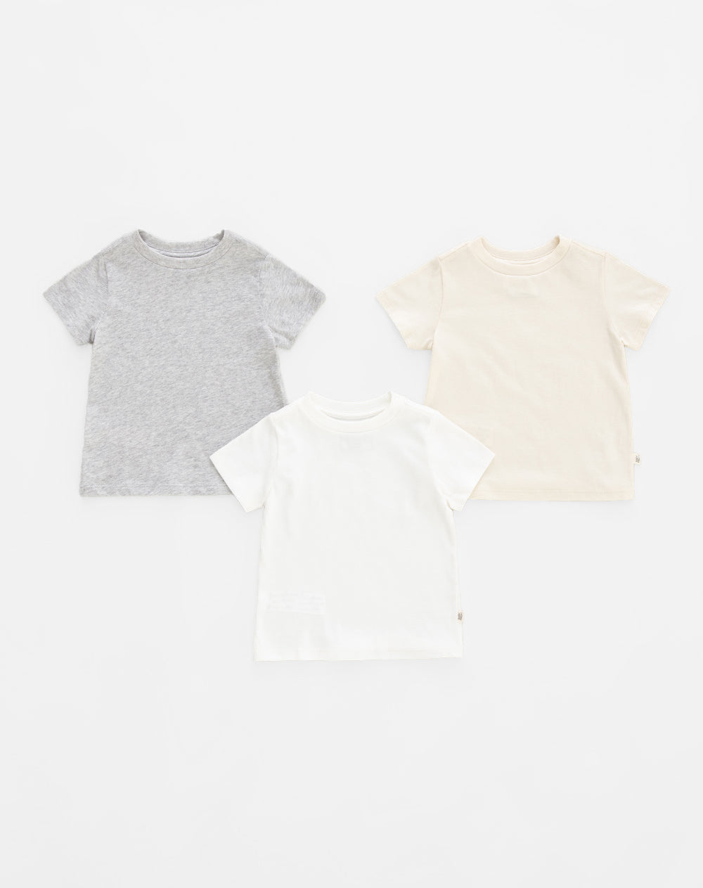 3 camisetas regular fit manga corta surtida