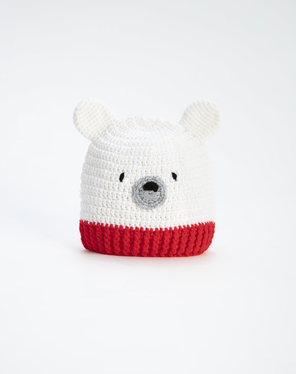 Gorro de oso polar  blanco