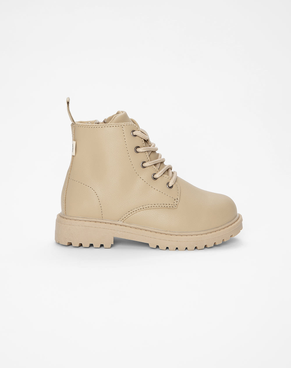 Botas caña baja beige