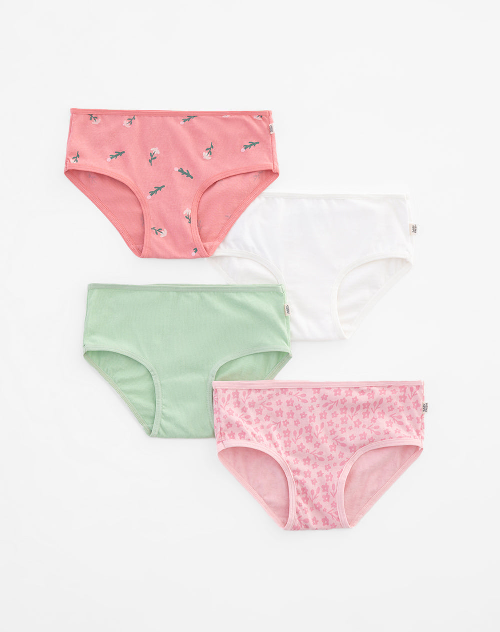 4 pantys clasico en punto tiro alto surtido
