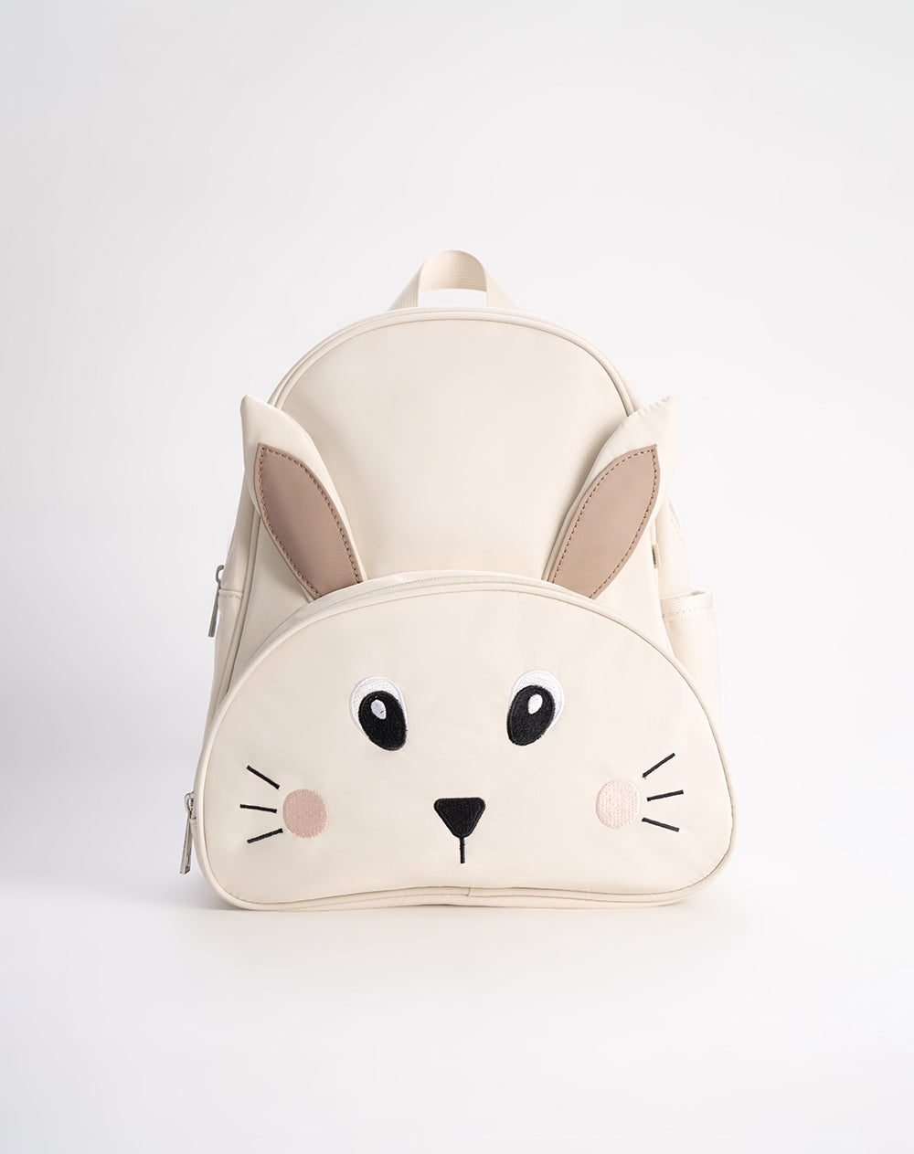 Morral de conejo beige niña