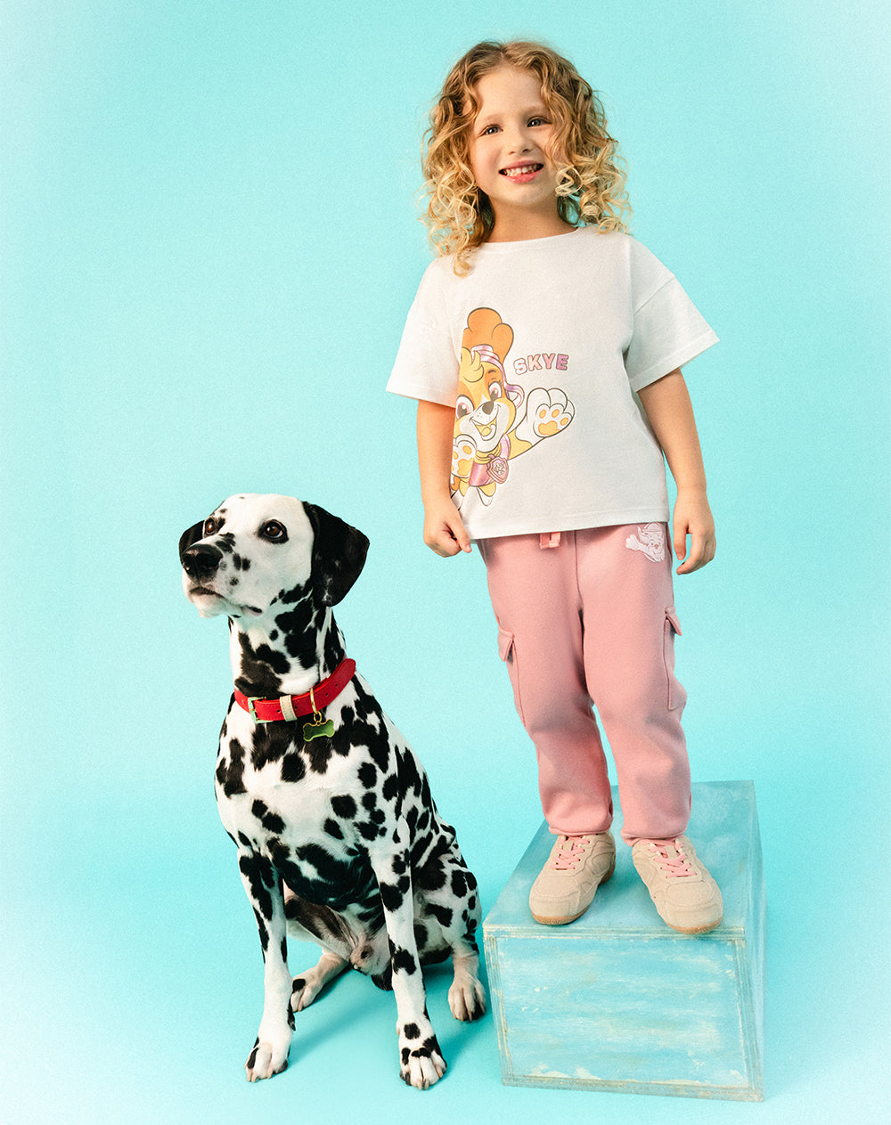 Jogger regular Paw Patrol rosado niña