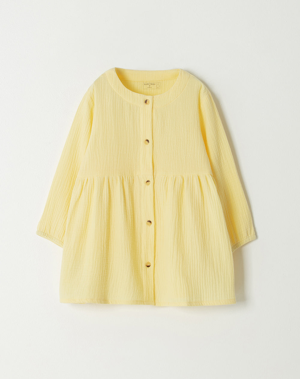 Vestido medio amarillo