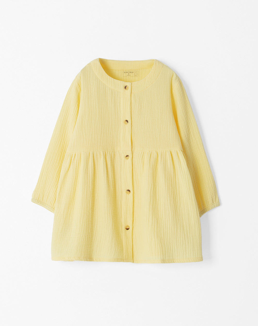 Vestido medio amarillo