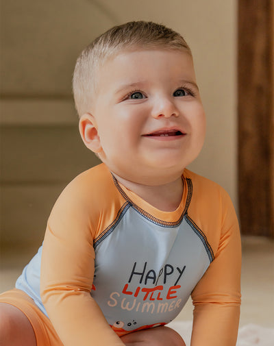 Traje de baño bebé niño protección UV estampado