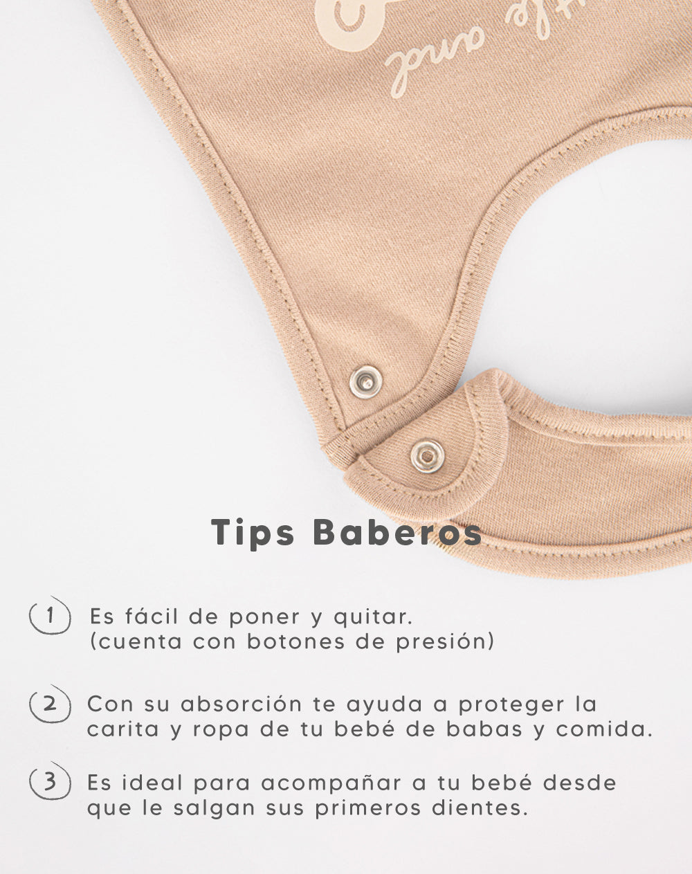 2 baberos surtido