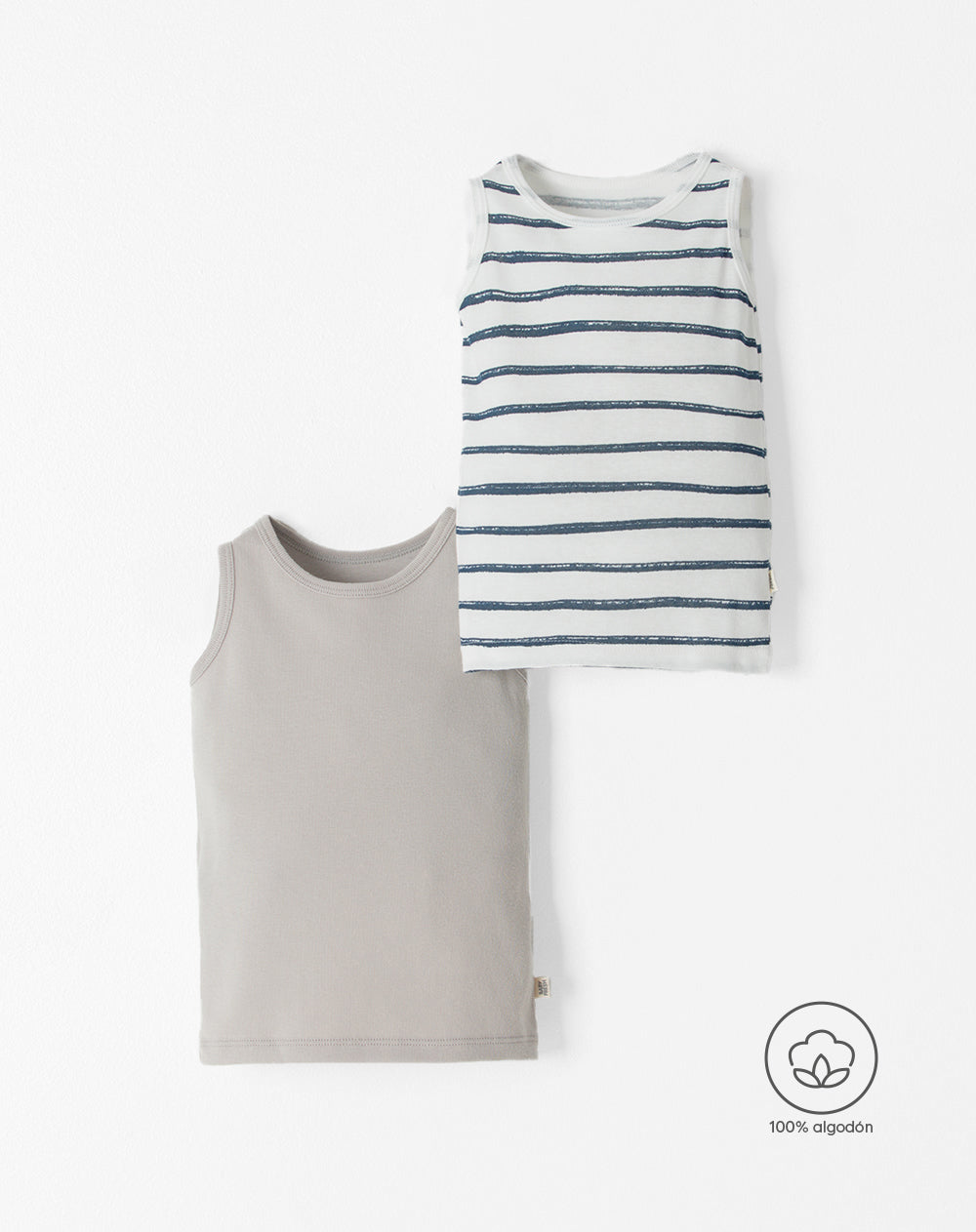 2 camisetas fitted fit surtida