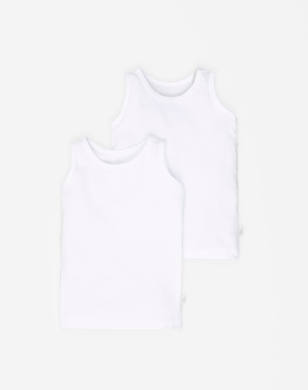 2 camisetas manga sisa blancas