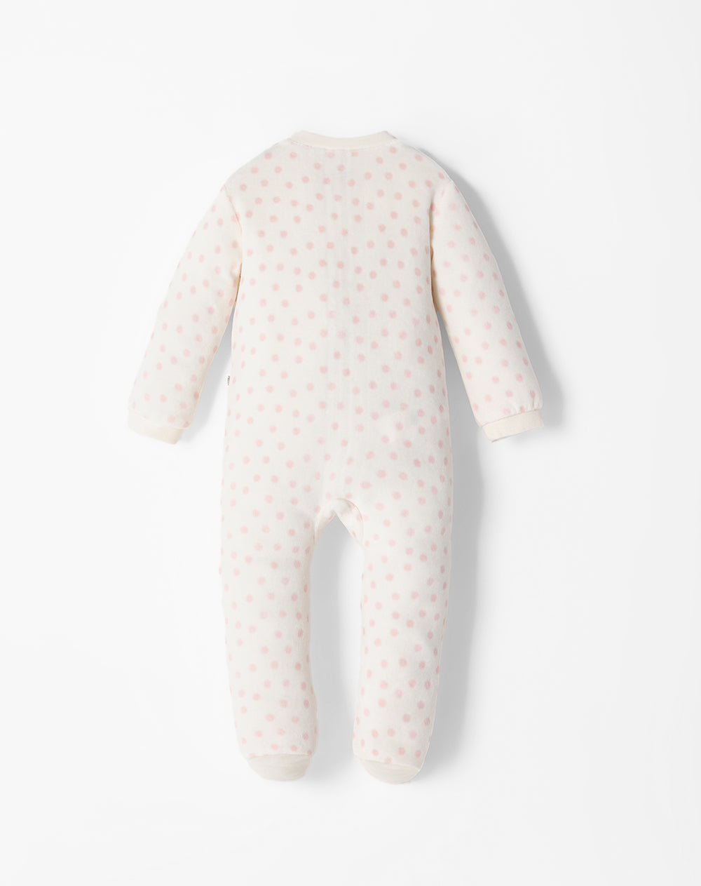 Pijama regular fit beige estampada