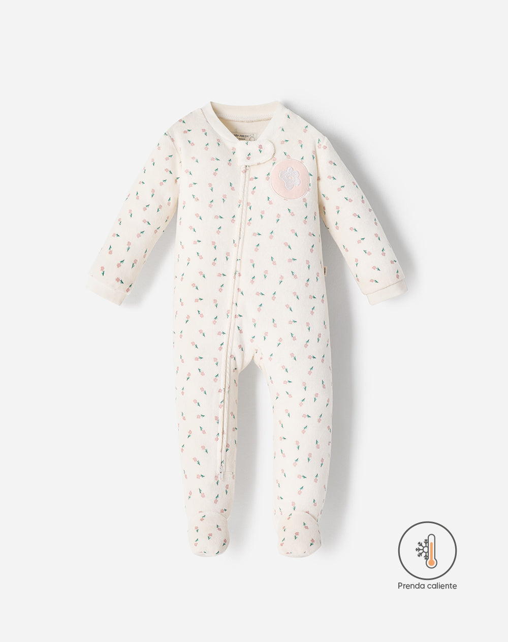 Pijama cierre doble sentido estampada bebé niña