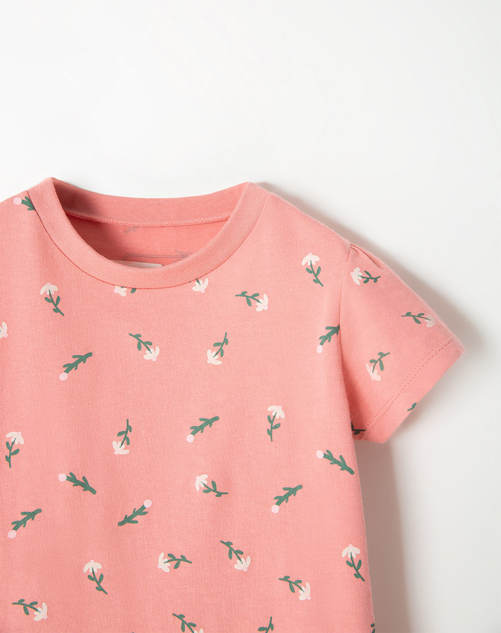 Pijama camiseta + pantalón algodón estampada niña