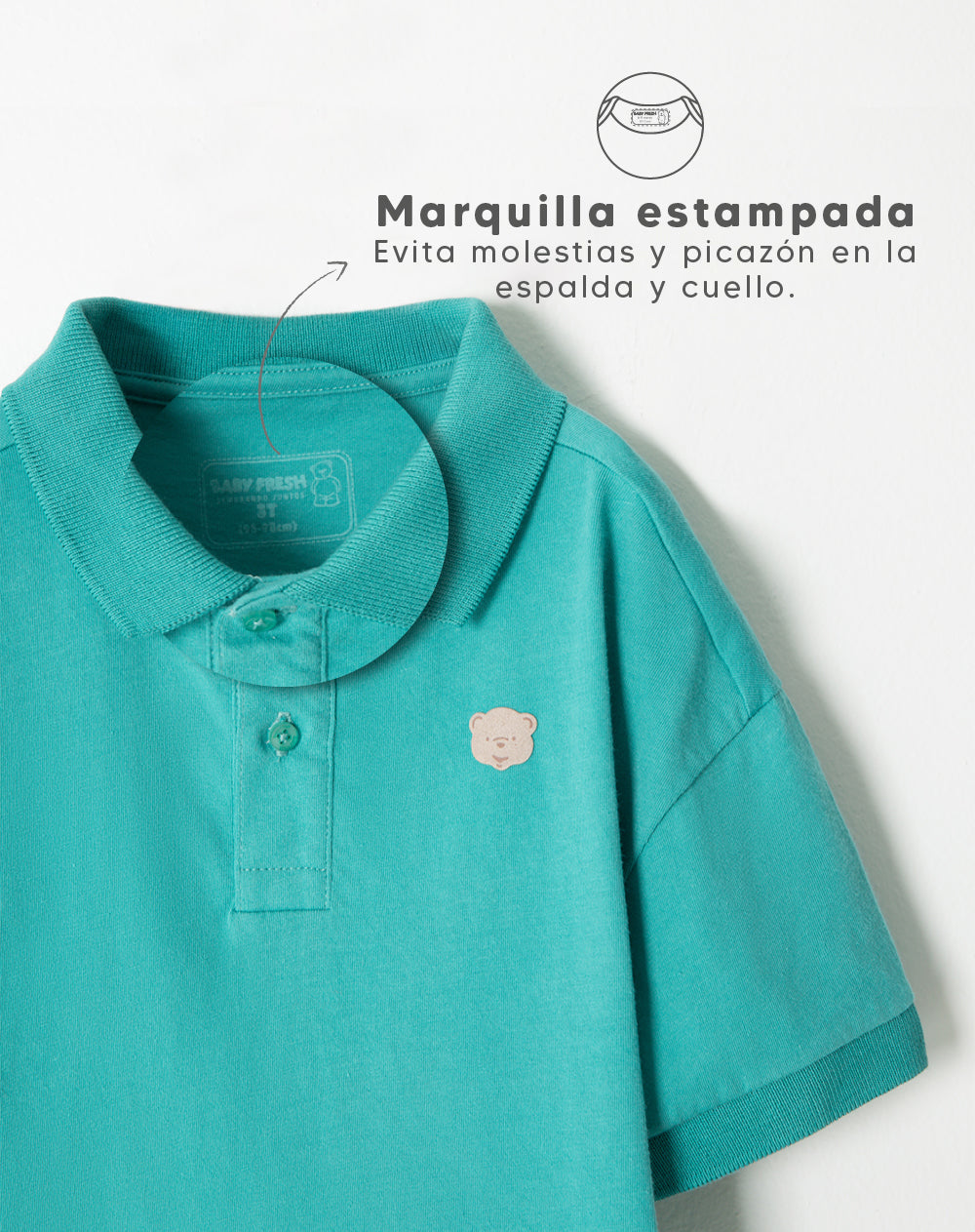 Polo oversized fit verde