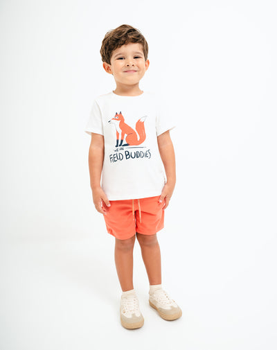 Conjunto niño camiseta + short algodón