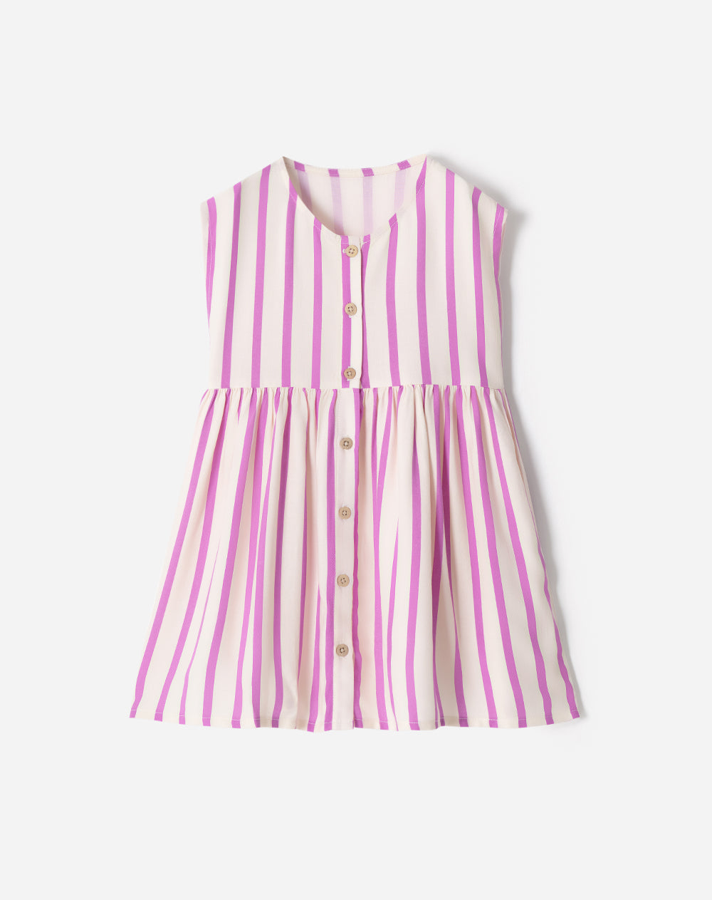 Vestido midi rayas niña