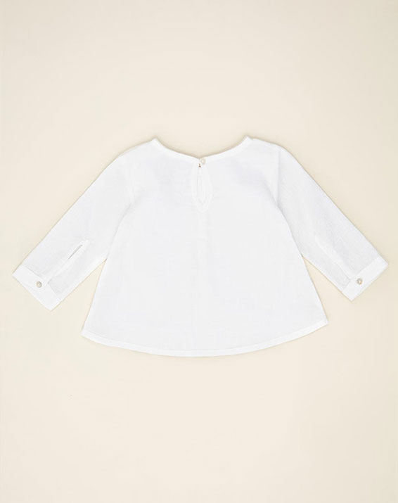 Camisa Blanca Para Niñas  Compra Camisa Blanca En Baby Fresh