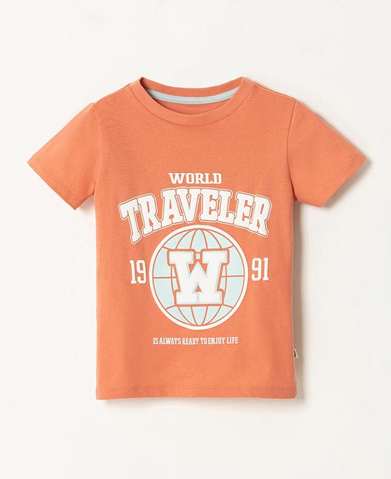 Camiseta Naranja para Bebé  Color y Alegría en Baby Fresh